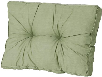 Madison rugkussen Florance Basic 43 x 60 cm polykatoen groen