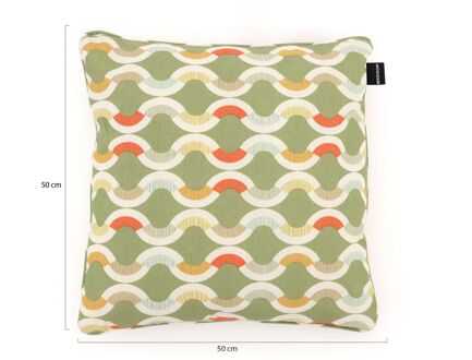 Madison Sierkussen 50x50cm - Laagste prijsgarantie! Geel/Groen/Oranje