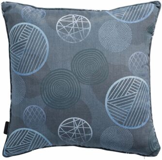 Madison Sierkussen Circle Blue - 50x50cm Blauw