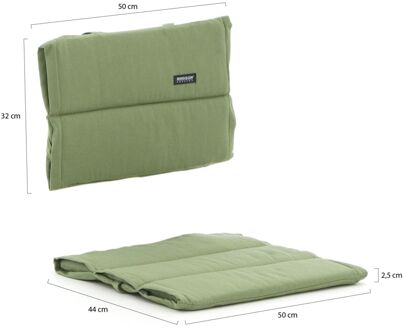 Madison Stapelstoel tuinkussens (rug en zit) - Laagste prijsgarantie! Groen