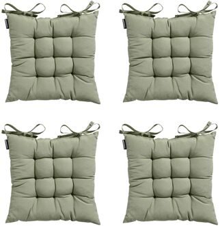 Madison Toscane Kussen - Panama Sage - 46x46 - Groen - 4 Stuks