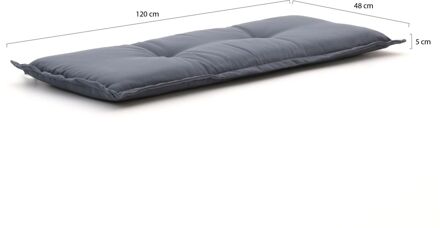 Madison tuinkussen 120x48cm voor tuinbank - Laagste prijsgarantie! Grijs