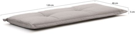 Madison tuinkussen 120x48cm voor tuinbank - Laagste prijsgarantie! Grijs