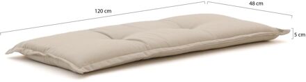 Madison tuinkussen 120x48cm voor tuinbank - Laagste prijsgarantie! Taupe