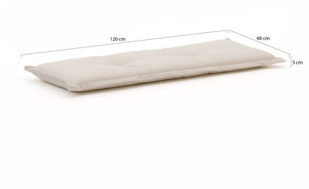 Madison tuinkussen 120x48cm voor tuinbank - Laagste prijsgarantie! Taupe