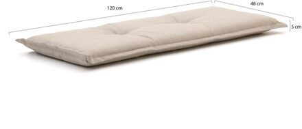 Madison tuinkussen 120x48cm voor tuinbank - Laagste prijsgarantie! Taupe