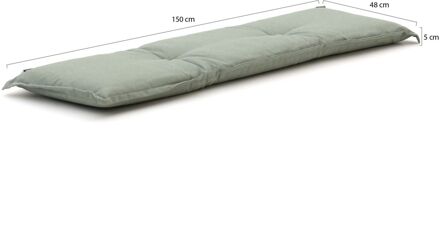 Madison tuinkussen 150x48cm voor tuinbank - Laagste prijsgarantie! Groen