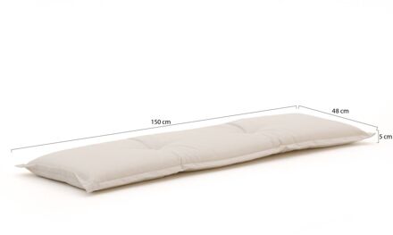 Madison tuinkussen 150x48cm voor tuinbank - Laagste prijsgarantie! Taupe