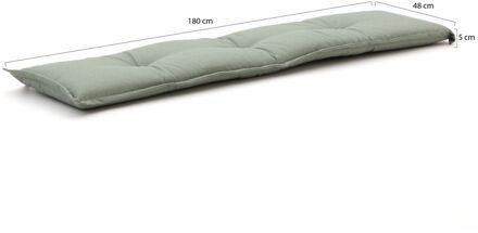 Madison tuinkussen 180x48cm voor tuinbank - Laagste prijsgarantie! Groen