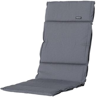 Madison Tuinkussen Fiber De Luxe - Rib Grey - 125x51 - Grijs