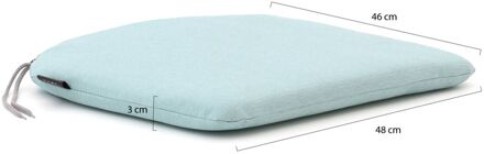 Madison tuinkussen kuip 48x46cm zit - Laagste prijsgarantie! Blauw