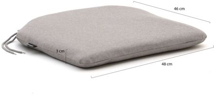 Madison tuinkussen kuip 48x46cm zit - Laagste prijsgarantie! Grijs