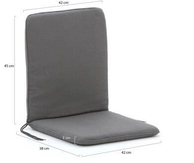 Madison tuinkussen t.b.v. klapstoel Country/Leeds - Laagste prijsgarantie! Grijs