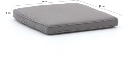 Madison Wicker Multi tuinkussen 48x48cm zit - Laagste prijsgarantie! Grijs