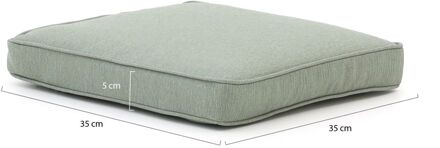 Madison Wicker tuinkussen 35x35cm zit - Laagste prijsgarantie! Groen