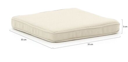 Madison Wicker tuinkussen 35x35cm zit - Laagste prijsgarantie! Taupe