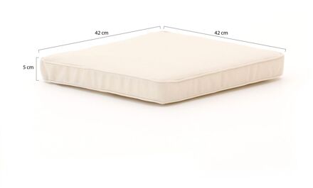 Madison Wicker tuinkussen 42x42cm zit - Laagste prijsgarantie! Taupe