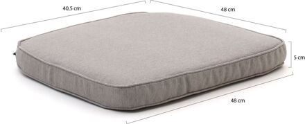 Madison Wicker Universeel tuinkussen 48x48cm zit - Laagste prijsgarantie! Grijs