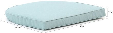 Madison Wicker York tuinkussen 48x48cm - Laagste prijsgarantie! Blauw