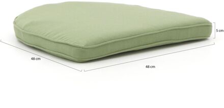 Madison Wicker York tuinkussen 48x48cm - Laagste prijsgarantie! Groen