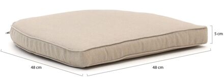 Madison Wicker York tuinkussen 48x48cm - Laagste prijsgarantie! Taupe