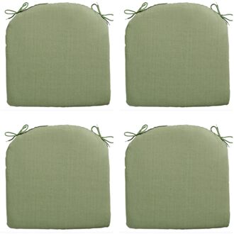 Madison Zitkussen Basic - Green - 46x48 - Groen - 4 Stuks