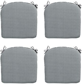 Madison Zitkussen Basic - Grey - 46x48 - Grijs - 4 Stuks