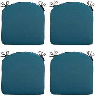 Madison Zitkussen Panama - Sea Blue - 46x48 - Blauw - 4 Stuks