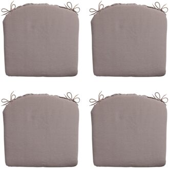 Madison Zitkussen Panama - Taupe - 46x48 - Bruin - 4 Stuks