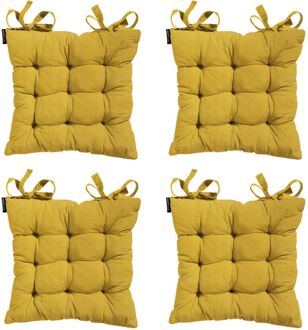 Madison Zitkussen Panama Yellow - 46x46cm - 4 Stuks Multikleur