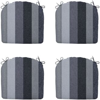 Madison Zitkussen Victoria Grey - 46x48cm - 4 Stuks Grijs