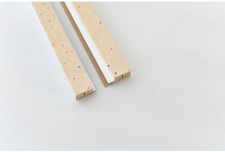 Maestro Latt Afwerkprofielset - Concrete Bloom + White - 277cm - 71x20mm