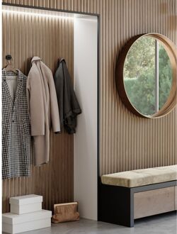 Maestro Latt Luxx Lattenwand - Castle Oak + Luxx - 277x30cm - 20mm - 2 Stuks