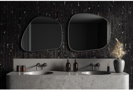 Maestro Latt Novo Lattenwand - Black Marble + Black - 277x30cm - 16mm - 2 Stuks