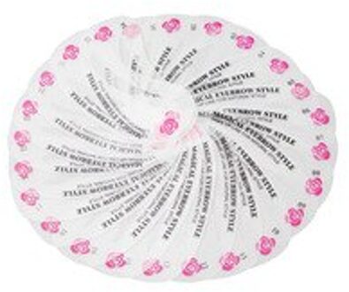 MAG 24 Stijlen Wenkbrauw Stencils Grooming Kit Make Shaper Set Template Tool линейка для бровей L515