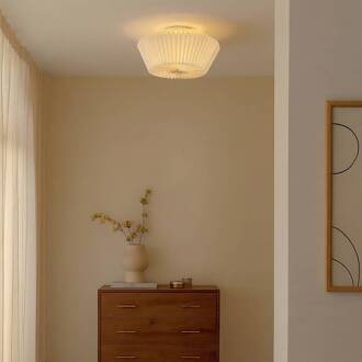 Magali plafondlamp, wit, papier, Ø 45 cm, E27