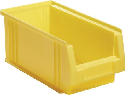 Magazijnbak | L290xB150xH125 mm | PP geel | 25 stuks - 01650 02 04 01650 02 04