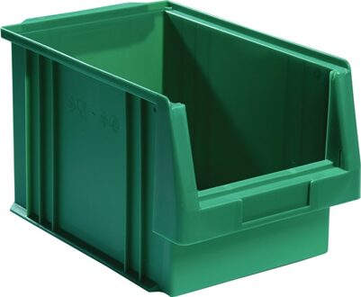 Magazijnbak | L330xB213xH200 mm | PP groen | 10 stuks - 01450 02 03 01450 02 03