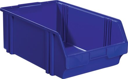 Magazijnbak | L500/450xB300xH180 mm | PS blauw | 10 stuks - LK1 BLAU LK1 BLAU