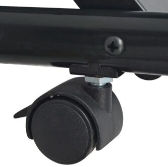 Magazine rack 47x40x134 cm black and white A4