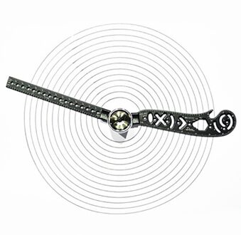 Magcon Kompas Creatieve Patroon Tekening Gebogen Metallic Heerser Kompassen Gradenboog Multi-functionele Gadgets