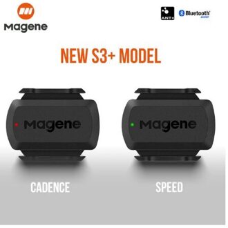 Magene S3 + + Snelheid Cadanssensor Ant + Bluetooth Computer Speedmeter Voor Garmin Igpsport Bryton Dual Sensor Bike Computer Zwift 2stk S3 sensor