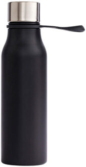Magere thermische waterfles Zwart - One size