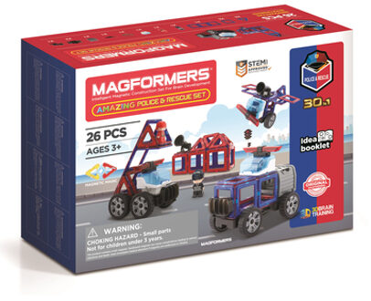 Magformers MAGFORMERS® Amazing Police & Rescue Set