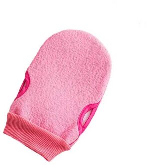 Magic 2 In 1 Zachte Bad Ontharing Handschoenen Exfoliërende Sterk Premium Щетка Для Тела Badkamer Wassen Lichaam Accessoires roze
