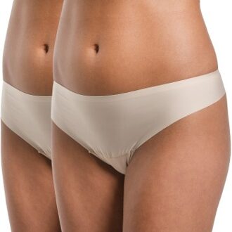 Magic 2 stuks Dream Invisibles Thong * Actie * Beige,Zwart,Roze,Wit,Bruin,Blauw - Small,Medium,Large,X-Large,XX-Large