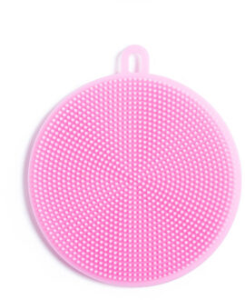 Magic Afwasborstel Schoon Borstel Multifunctionele Siliconen Schuursponsje Pot Pan Wassen Borstels Keuken Cleaner Wassen Tool Geel
