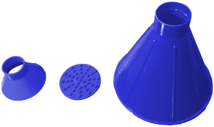 Magic Auto Glazenwassen Auto glas Voorruit Kegel Gereedschap Vormige Voorruit Ijskrabber Sneeuw Schop Tool Drie stuk pak Blauw