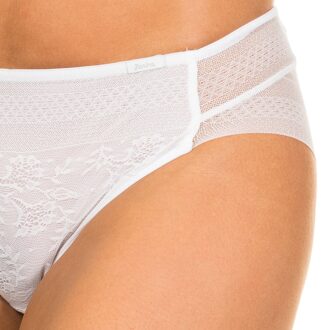 Magic Band semi-transparante slip en ademende stof zonder vlekken 1031609 vrouwen Wit - M