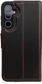 Magic Bookcase 2-in-1 voor de Samsung Galaxy S23 FE - Dark Brown Donkerbruin